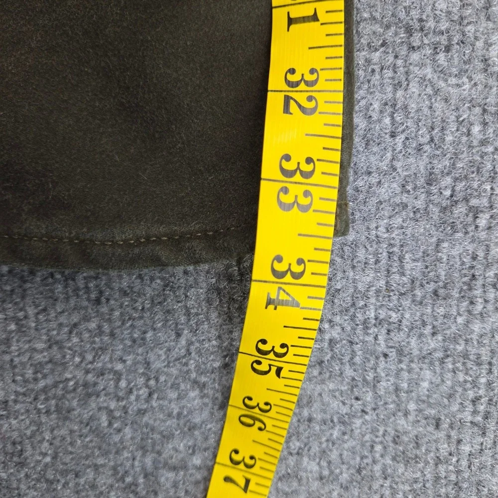 Vintage Polo Ralph Lauren Pants 32x32 Olive Green Sueded Cotton Straight Leg 90s